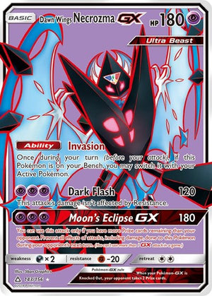 Pokemon TCG - SM - Ultra Prism - Dawn Wings Necrozma GX - 143/156 - Holofoil