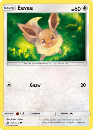 Pokemon TCG - SM - Ultra Prism - Eevee - 104/156