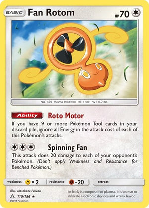 Pokemon TCG - SM - Ultra Prism - Fan Rotom - 110/156