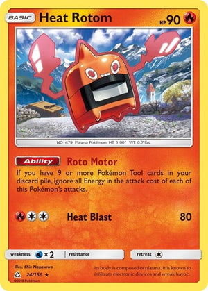 Pokemon TCG - SM - Ultra Prism - Heat Rotom - 24/156