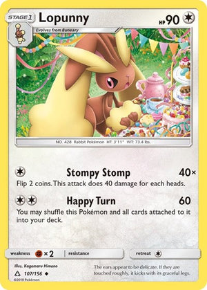 Pokemon TCG - SM - Ultra Prism - Lopunny - 107/156