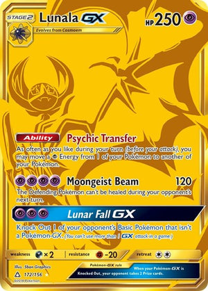 Pokemon TCG - SM - Ultra Prism - Lunala GX - 172/156 - Holofoil