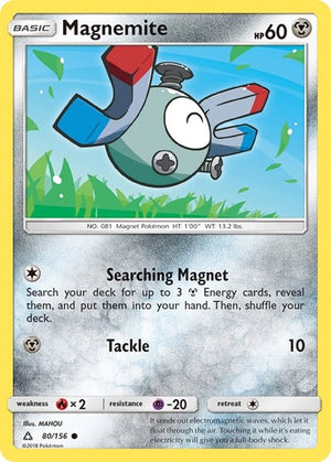 Pokemon TCG - SM - Ultra Prism - Magnemite - 80/156