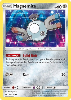 Pokemon TCG - SM - Ultra Prism - Magnemite - 81/156
