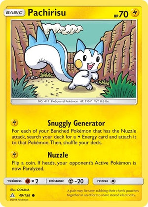 Pokemon TCG - SM - Ultra Prism - Pachirisu - 49/156 - Reverse Holofoil