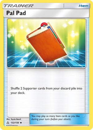 Pokemon TCG - SM - Ultra Prism - Pal Pad - 132/156
