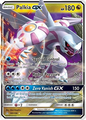 Pokemon TCG - SM - Ultra Prism - Palkia GX - 101/156 - Holofoil