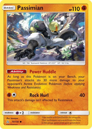 Pokemon TCG - SM - Ultra Prism - Passimian - 70/156