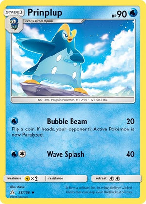 Pokemon TCG - SM - Ultra Prism - Prinplup - 33/156