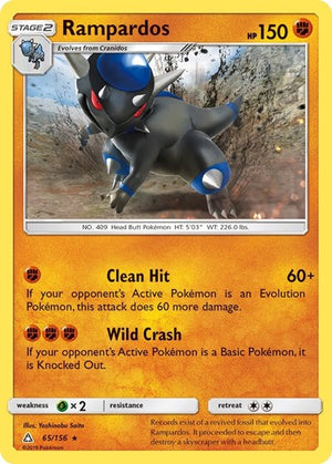 Pokemon TCG - SM - Ultra Prism - Rampardos - 65/156 - Reverse Holofoil
