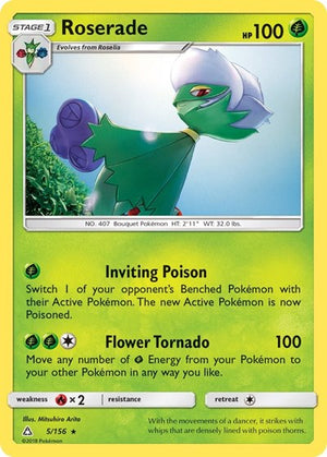 Pokemon TCG - SM - Ultra Prism - Roserade - 5/156