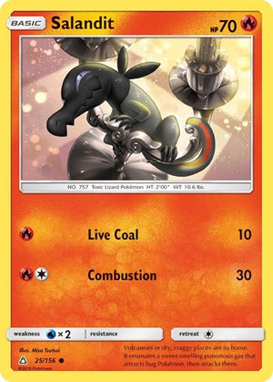Pokemon TCG - SM - Ultra Prism - Salandit - 25/156