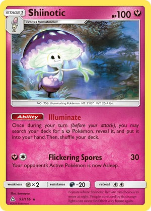 Pokemon TCG - SM - Ultra Prism - Shiinotic - 93/156 - Reverse Holofoil