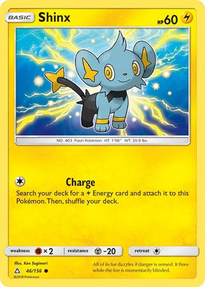 Pokemon TCG - SM - Ultra Prism - Shinx - 46/156