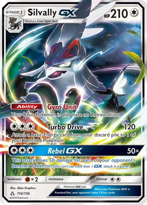 Pokemon TCG - SM - Ultra Prism - Silvally GX - 116/156 - Holofoil
