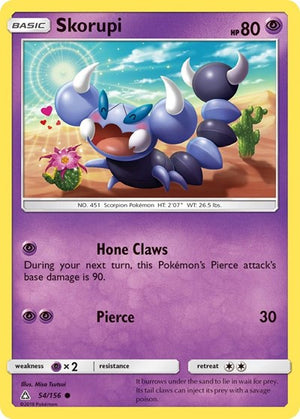 Pokemon TCG - SM - Ultra Prism - Skorupi - 54/156