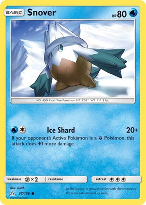 Pokemon TCG - SM - Ultra Prism - Snover - 37/156 - Reverse Holofoil