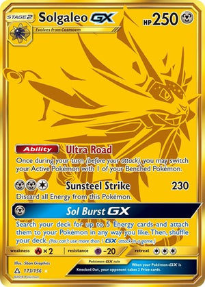 Pokemon TCG - SM - Ultra Prism - Solgaleo GX - 173/156 - Holofoil