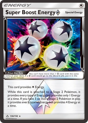 Pokemon TCG - SM - Ultra Prism - Super Boost Energy Prism Star - 136/156 - Holofoil