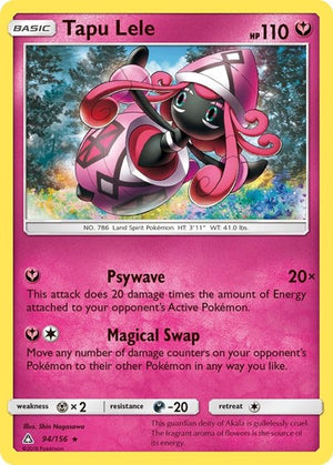 Pokemon TCG - SM - Ultra Prism - Tapu Lele - 94/156