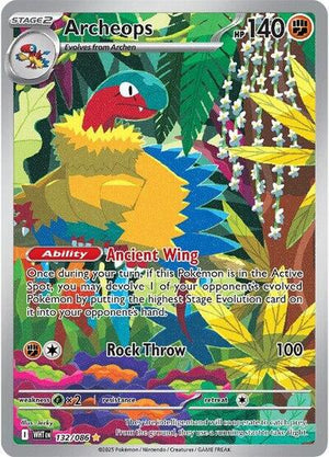 Pokemon TCG - SV10.5: White Flare - Archeops - 132/086 - Holofoil