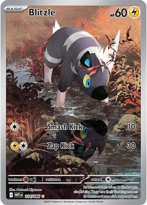 Pokemon TCG - SV10.5: White Flare - Blitzle - 114/086 - Holofoil