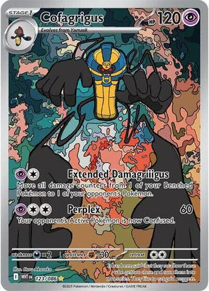 Pokemon TCG - SV10.5: White Flare - Cofagrigus - 123/086 - Holofoil