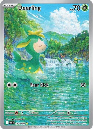 Pokemon TCG - SV10.5: White Flare - Deerling - 091/086 - Holofoil