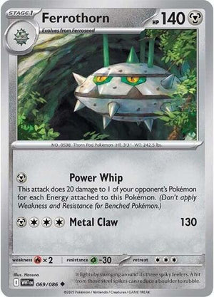 Pokemon TCG - SV10.5: White Flare - Ferrothorn - 069/086