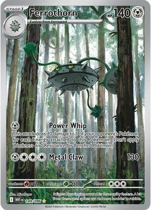 Pokemon TCG - SV10.5: White Flare - Ferrothorn - 149/086 - Holofoil