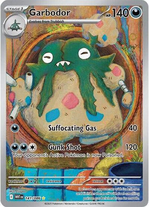 Pokemon TCG - SV10.5: White Flare - Garbodor - 141/086 - Holofoil