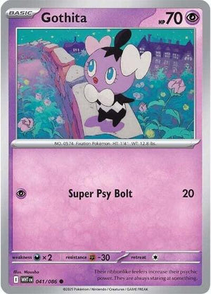 Pokemon TCG - SV10.5: White Flare - Gothita - 041/086 - Pokeball - Holofoil
