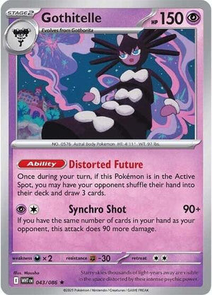 Pokemon TCG - SV10.5: White Flare - Gothitelle - 043/086 - Holofoil