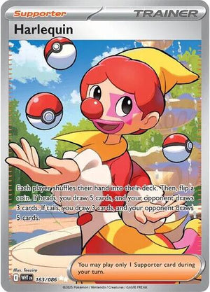 Pokemon TCG - SV10.5: White Flare - Harlequin - 163/086 - Holofoil