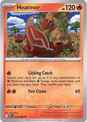 Pokemon TCG - SV10.5: White Flare - Heatmor - 019/086