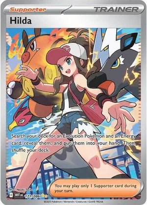 Pokemon TCG - SV10.5: White Flare - Hilda - 171/086 - Holofoil
