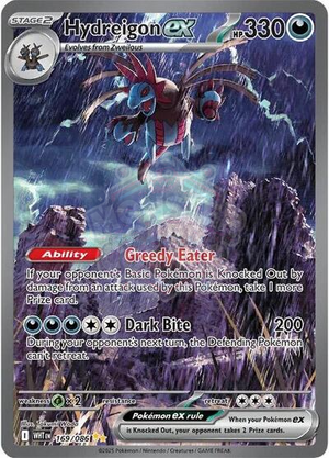Pokemon TCG - SV10.5: White Flare - Hydreigon ex - 169/086 - Holofoil
