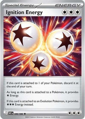Pokemon TCG - SV10.5: White Flare - Ignition Energy - 086/086 - Pokeball - Holofoil