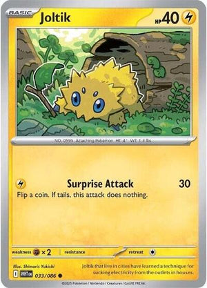 Pokemon TCG - SV10.5: White Flare - Joltik - 033/086 - Reverse Holofoil