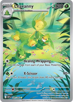 Pokemon TCG - SV10.5: White Flare - Leavanny - 089/086 - Holofoil