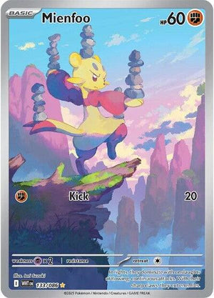 Pokemon TCG - SV10.5: White Flare - Mienfoo - 133/086 - Holofoil