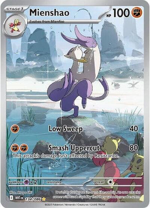 Pokemon TCG - SV10.5: White Flare - Mienshao - 134/086 - Holofoil