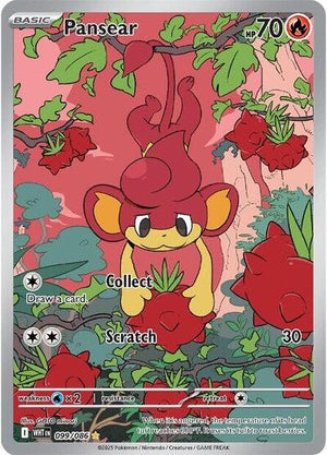 Pokemon TCG - SV10.5: White Flare - Pansear - 099/086 - Holofoil
