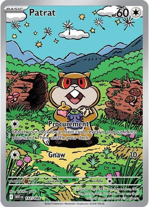 Pokemon TCG - SV10.5: White Flare - Patrat - 152/086 - Holofoil