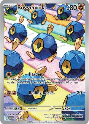 Pokemon TCG - SV10.5: White Flare - Roggenrola - 127/086 - Holofoil