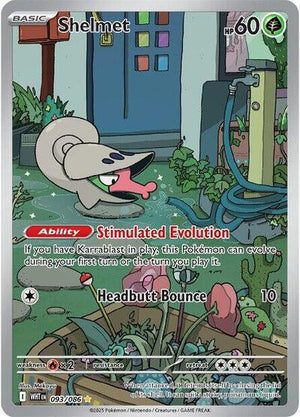 Pokemon TCG - SV10.5: White Flare - Shelmet - 093/086 - Holofoil