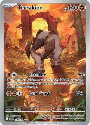 Pokemon TCG - SV10.5: White Flare - Terrakion - 135/086 - Holofoil