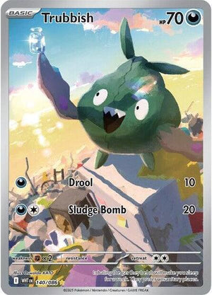 Pokemon TCG - SV10.5: White Flare - Trubbish - 140/086 - Holofoil