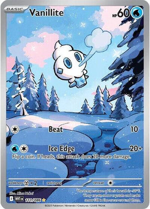 Pokemon TCG - SV10.5: White Flare - Vanillite - 111/086 - Holofoil