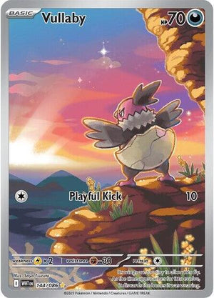 Pokemon TCG - SV10.5: White Flare - Vullaby - 144/086 - Holofoil